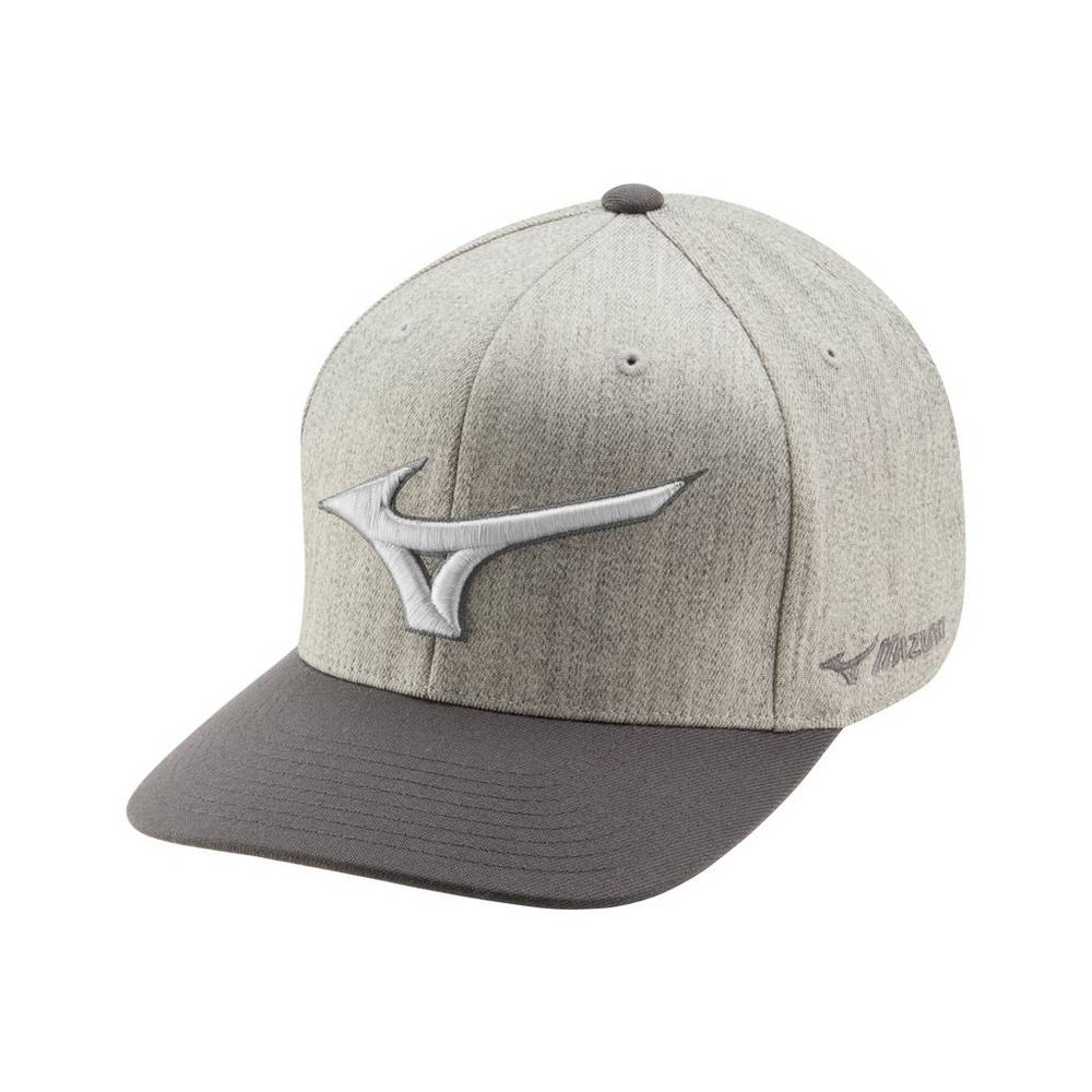 Mizuno Diamond Snapback Férfi Kalapok Piros Szürke JEF824531